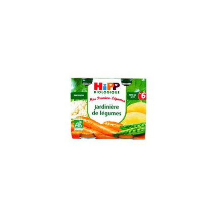Avis Jardinière de Légumes - 2 pots x 190g - 6 mois HIPP 1