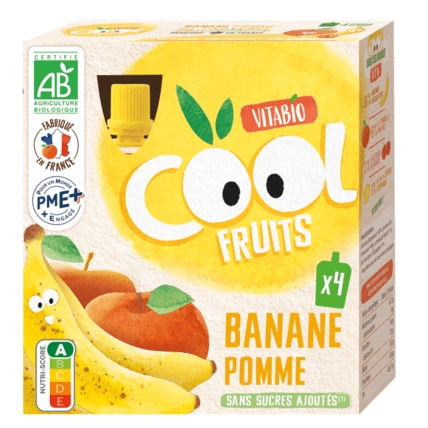 Avis Cool fruits - Gourdes Banane Pomme Babybio 1