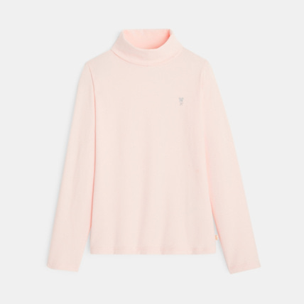 Avis T-shirt col roulé rose fille OKAIDI 1