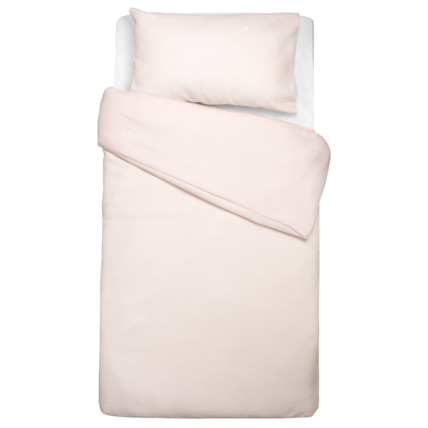 Avis Parure de lit réversible gaze de coton & nid d'abeille Sevira Kids 3