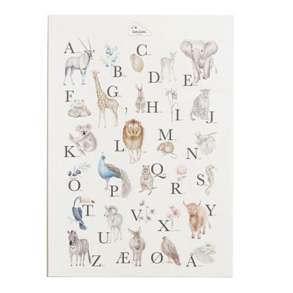 Avis Alphabet des affiches - version danoise Cam Cam Copenhagen 1