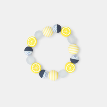 Avis Bracelet de perles jaune fille OKAIDI 1