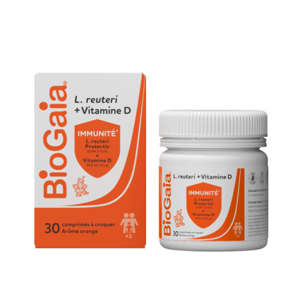 Avis BioGaia® Comprimés probiotiques + vitamine D BioGaia 1