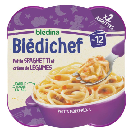 Avis BLEDICHEF Petits spaghetti et crème de légumes Blédina 1