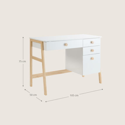 Avis Bureau Enfant Avec Tiroirs Cerise Petite Amélie 4