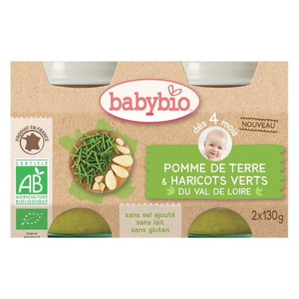 Avis Petit pot Pomme de terre Harivots verts Babybio 1
