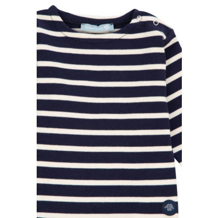Avis Marinière "Loctudy" Baby - coton épais - Navire/Nature ARMOR-LUX 3
