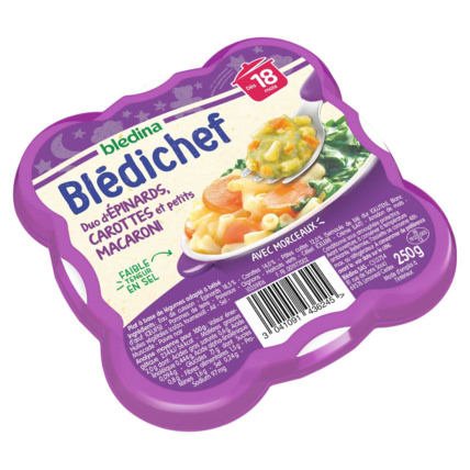 Avis BLEDICHEF Duo d'épinards, carottes et petits macaroni Blédina 3