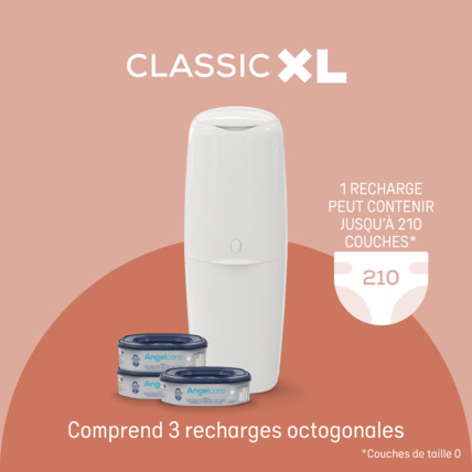 Avis Poubelle à couches Classic XL Angelcare 2