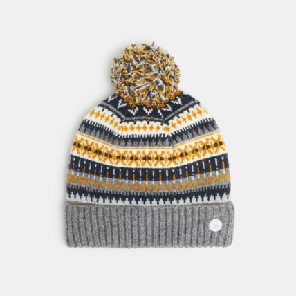 Avis Bonnet à pompon motif jacquard garçon OKAIDI 1