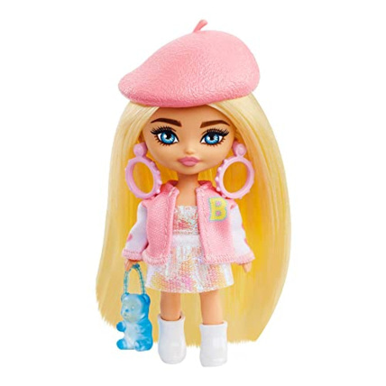 Avis Barbie Extra Mini Minis - blonde avec béret BARBIE 1