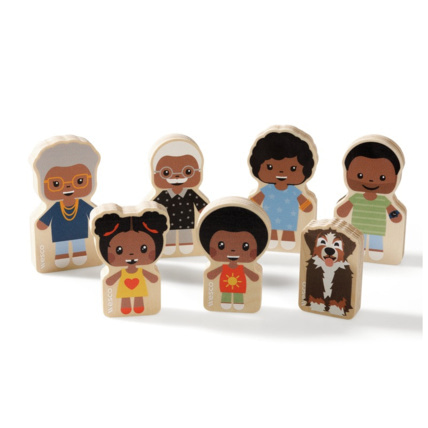 Avis Maxi lot 7 figurines en bois famille laforet Wesco 1