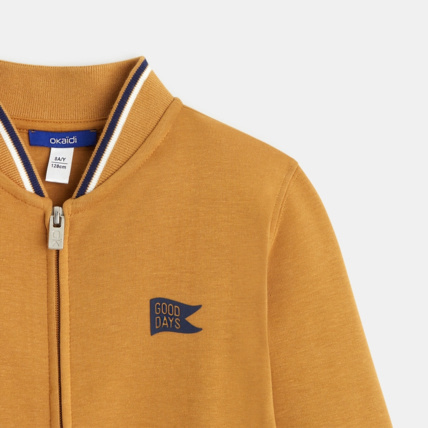 Avis Sweat-shirt zippé façon teddy marron garçon OKAIDI 3