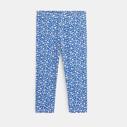Avis Legging 3/4 imprimé fleuri bleu fille OKAIDI 1