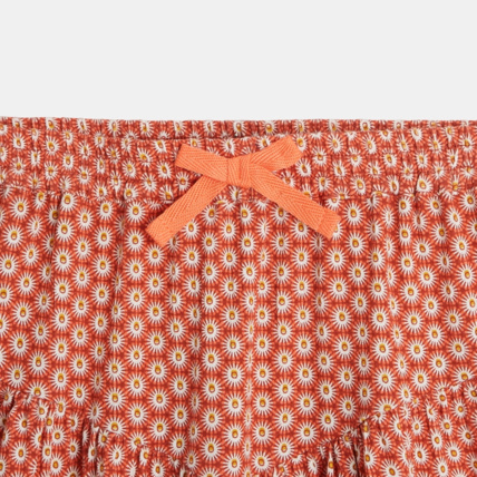 Avis Jupe imprimée évasée orange fille OKAIDI 3