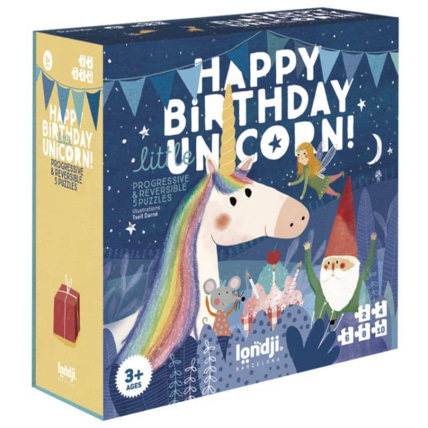 Avis Puzzle Happy Birthday Unicorn Londji 1