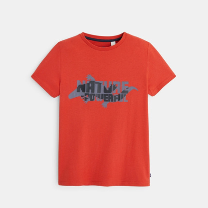 Avis T-shirt animal à message orange garçon OKAIDI 2