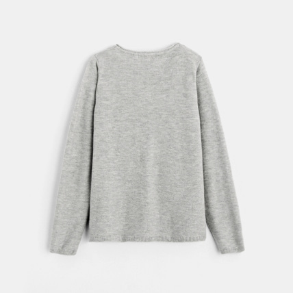 Avis Gilet boutonné gris fille OKAIDI 2