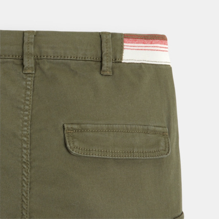 Avis Pantalon cargo en toile stretch vert garçon OKAIDI 3
