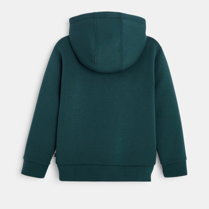 Avis Sweat zippé fourré à capuche turquoise garçon OKAIDI 5