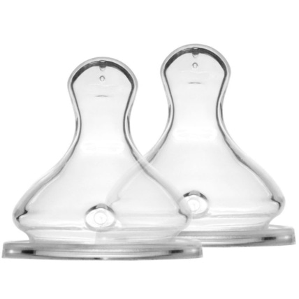 Avis Lot de 2 tétines en silicone débit lent Élhée 1
