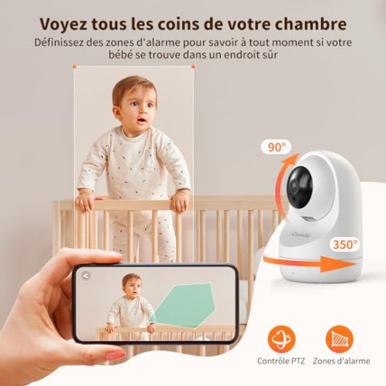 Avis Babyphone Vidéo 5.5" LCD Codnida 4