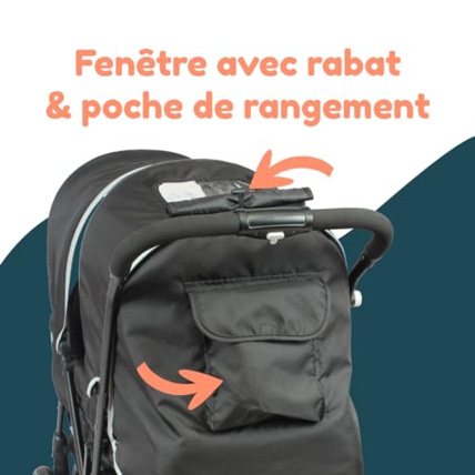 Avis Poussette Double 2-en-1 pour Jumeaux + Cosy Siège Auto Gr0+ i-Size Inclus BAMBISOL 6