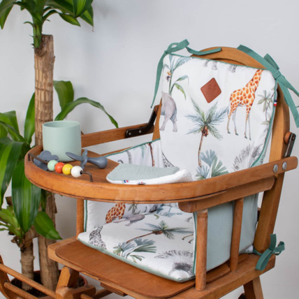 Avis Coussin de chaise haute réversible, Safari Sevira Kids 2