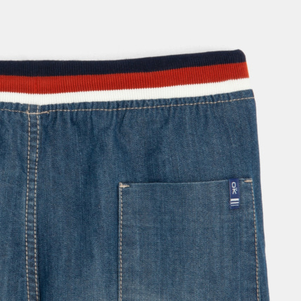 Avis Bermuda slim en jean bleu garçon OKAIDI 4