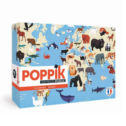 Avis Puzzle Animaux du monde poppik 1