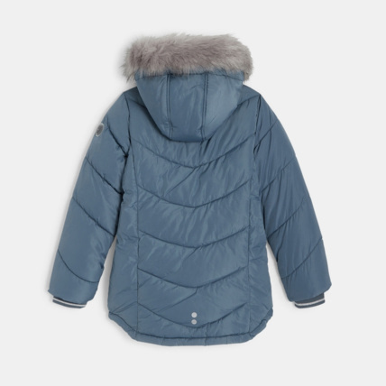 Avis Parka doudoune épaisse à capuche grise fille OKAIDI 4