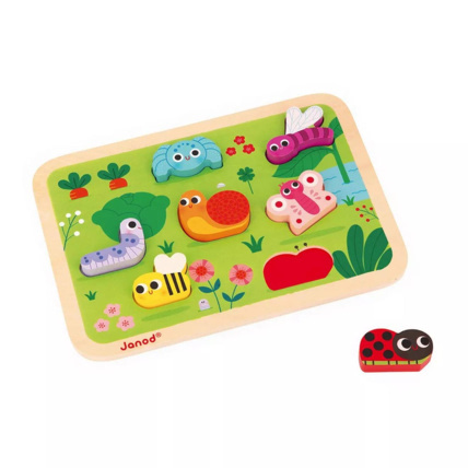 Avis Chunky puzzle en bois Jardin JANOD 2