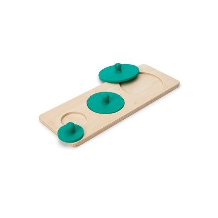 Avis Jeu trio de disques à encastrer Ateliers Montessori Oxybul 1