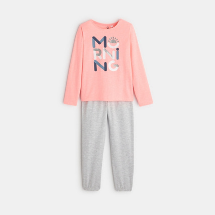Avis Pyjama 2 pièces en jersey rose fille OKAIDI 2