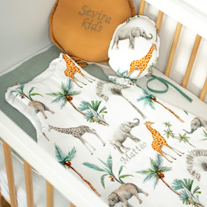 Avis Gigoteuse sans manches TOG 2 satin de coton, Safari Sevira Kids 3