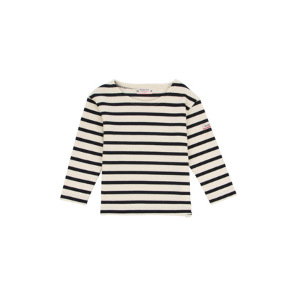 Avis Marinière "Erwann" Kids - coton équitable - Nature/Rich Navy ARMOR-LUX 1
