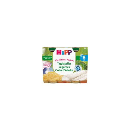 Avis Tagliatelles Légumes Colin d'Alaska- 2 pots x 190g - 8 mois HIPP 1