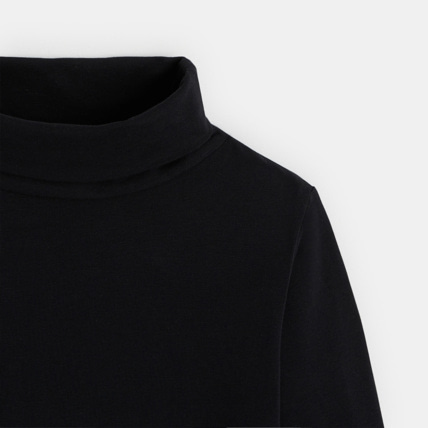 Avis T-shirt col roulé manches longues noir garçon OKAIDI 2