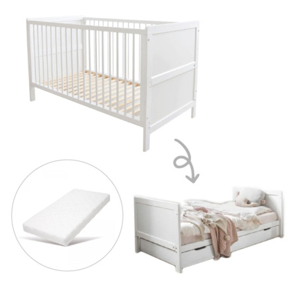Avis Lit bébé évolutif 3 en 1 avec matelas Petite Amélie 5