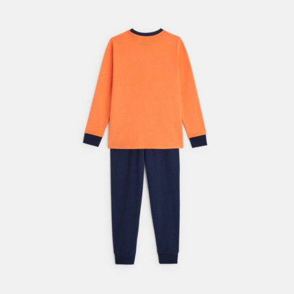 Avis Pyjama jersey dinosaures phosphorescent orange garçon OKAIDI 4
