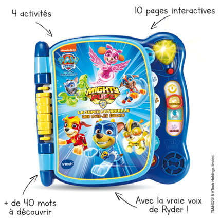 Avis Mon livre jeu éducatif - Pat Patrouille VTech 1