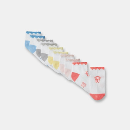 Avis Socquettes fantaisie bord cœur (lot de 5) OBAÏBI 1