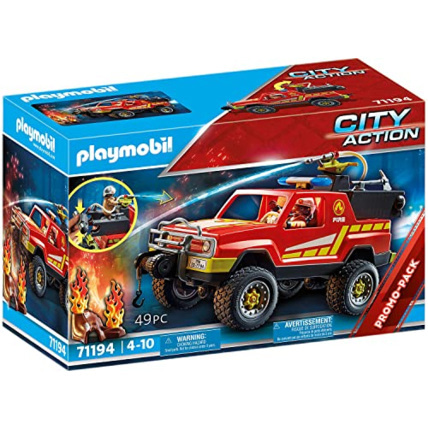 Avis Playmobil City Action - Pick-up et pompier PLAYMOBIL 1