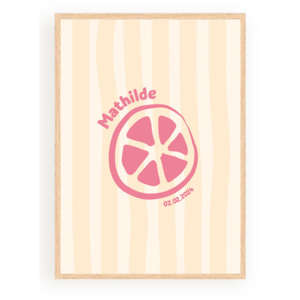 Avis Affiches personnalisées - Minimaliste avec rayure LES PETITS CITRONS 8