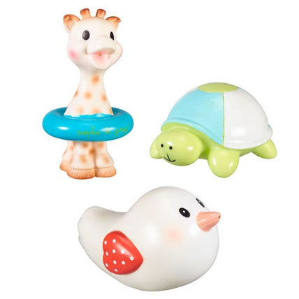 Avis Set de 3 jouets de bain Sophie la girafe VULLI 1