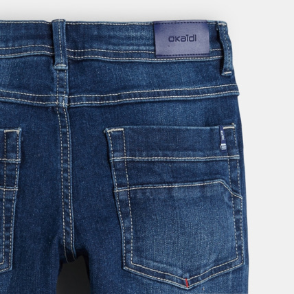 Avis Jean slim stretch thermorégulant bleu garçon OKAIDI 4