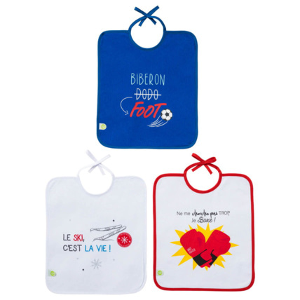 Avis Lot de 3 bavoirs Babycalin 2