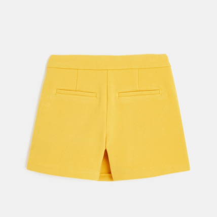 Avis Jupe-short unie jaune fille OKAIDI 4