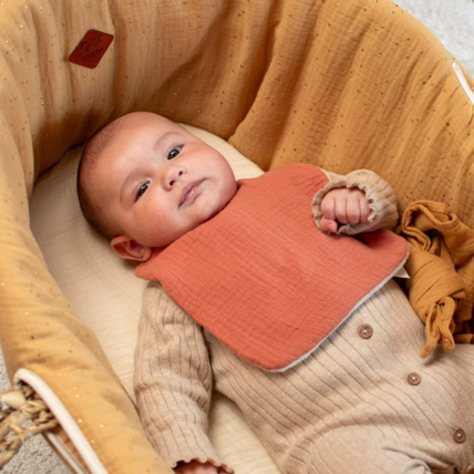 Avis Bavoir en gaze de coton Sevira Kids 2