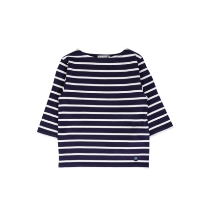 Avis Marinière "Beg Meil" Kids - coton léger - Navire/Blanc ARMOR-LUX 1
